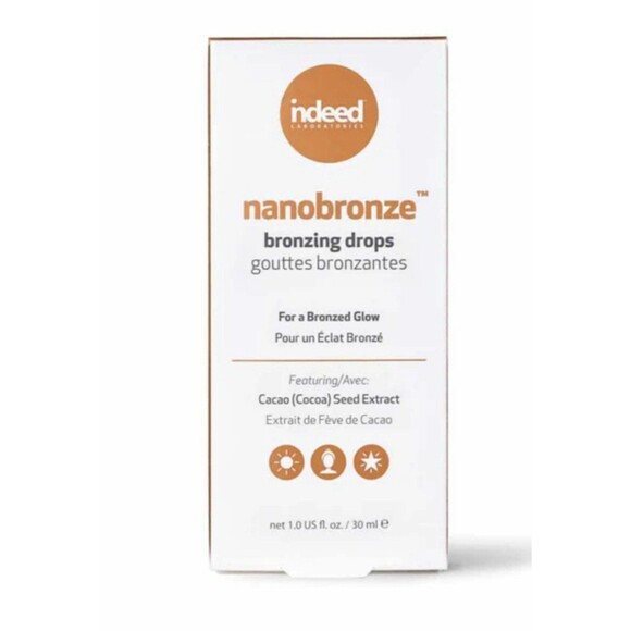 Indeed Labs Nanobronze Bronzing Drops with Cacao Seed Extract 1 oz. NIB - Picture 1 of 3
